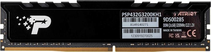 Produktbild Patriot Signature Premium PSP432G3200KH1 Speichermodul GB DDR4 (2 x 16GB, 3200 MHz, DDR4-RAM, DIMM)