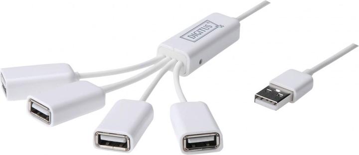 Produktbild Digitus Slim Spider (USB-A, 4 Ports)