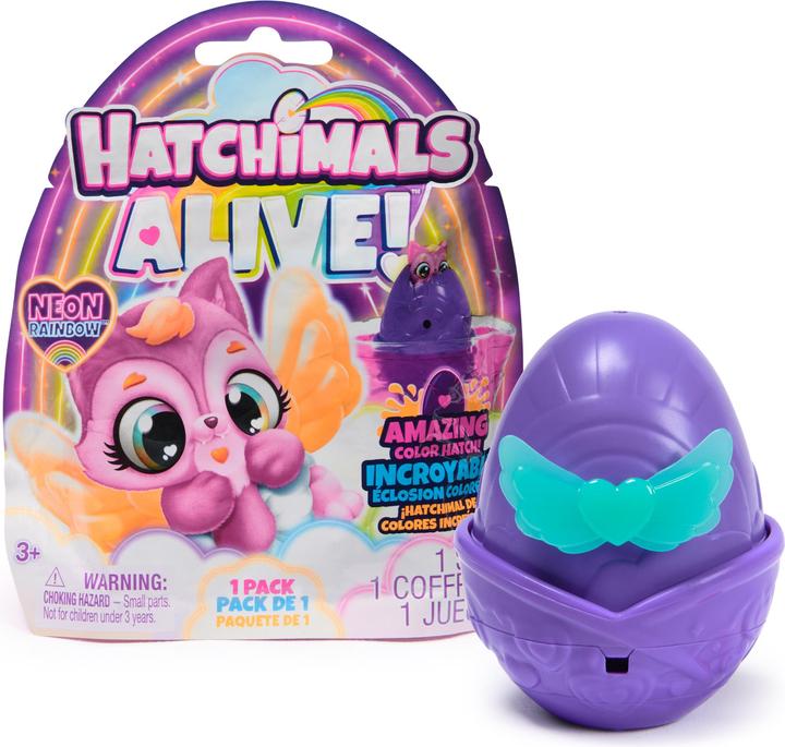 Hatchimals Alive Neon Rainbow
