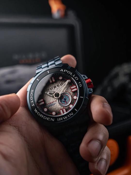 Actual product image Nubeo NB-6093-55 Apollo 55th (Rotating bezel left)