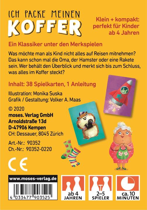 Produktbild Ich packe meinen Koffer (Deutsch)