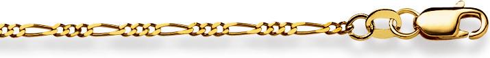 Natsumi Schmuck Halskette Gelbgold 18K/750 Figaro 1.8mm