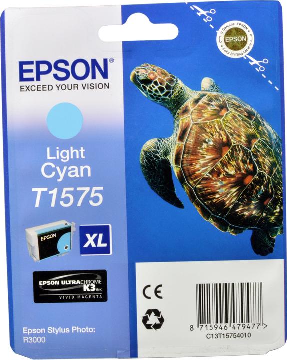 Actual product image Epson T1575 Ultra Chrome K3 (LC)