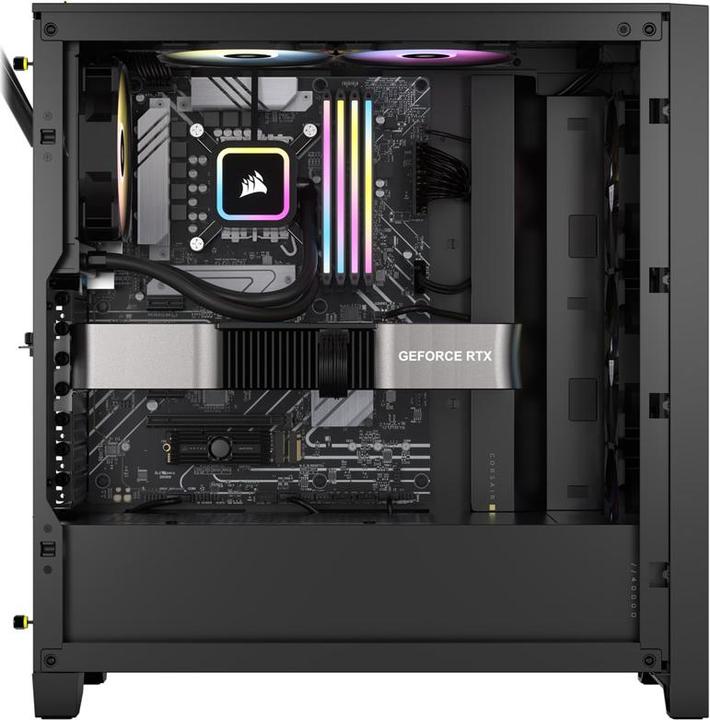 Actual product image Corsair DDR5, 6400MT/s 32GB 2x16GB DIMM, Unbuffered, 32-40-40-84, Std PMIC, XMP 3.0, DOMINATOR TITANIUM Blac (2 x 16GB, 6400 MHz, DDR5 RAM, DIMM)