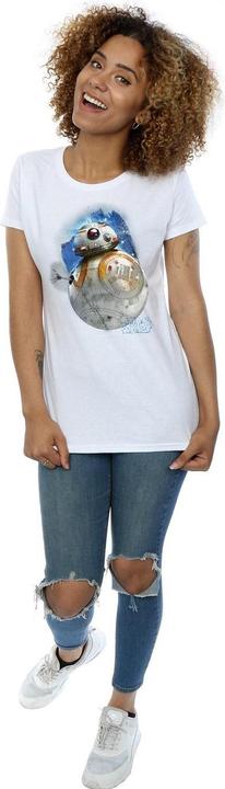 Actual product image Star Wars Womens/Ladies BB-8 Brushed Cotton T-Shirt (XL)