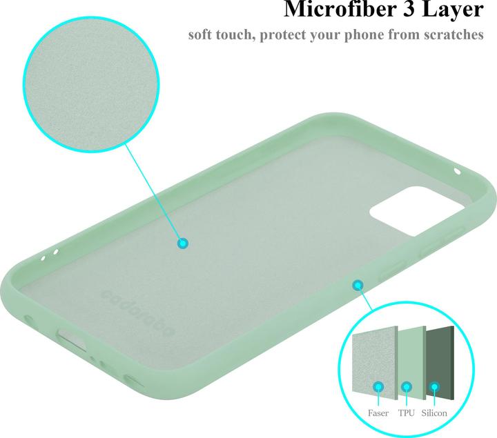 Immagine prodotto Cadorabo Copertura della cassa del silicone liquido TPU (Samsung Galaxy A81)
