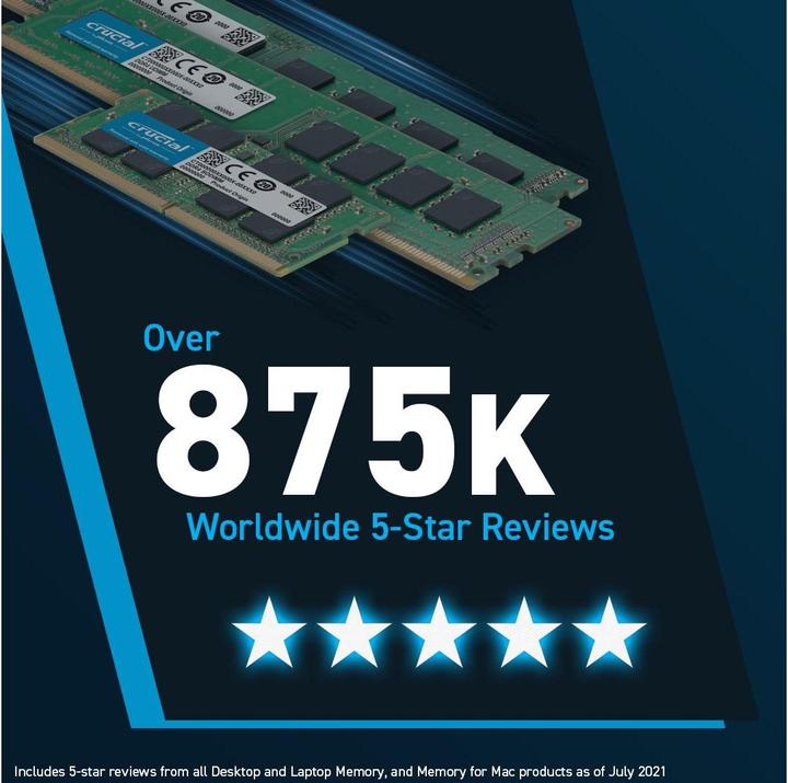 Produktbild Crucial CT16G56C46S5 (1 x 16GB, 5600 MHz, DDR5-RAM, SO-DIMM)