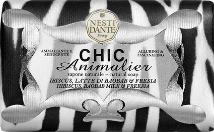 Nesti Dante Chic Animalier White (250ML) (Handseife Nachfüllpackung, 250 ml)