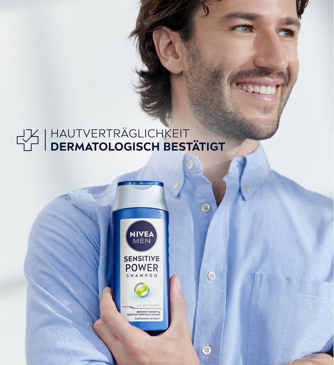Immagine prodotto Nivea Men Sensitiv Power (250 ml, Shampoo liquido)