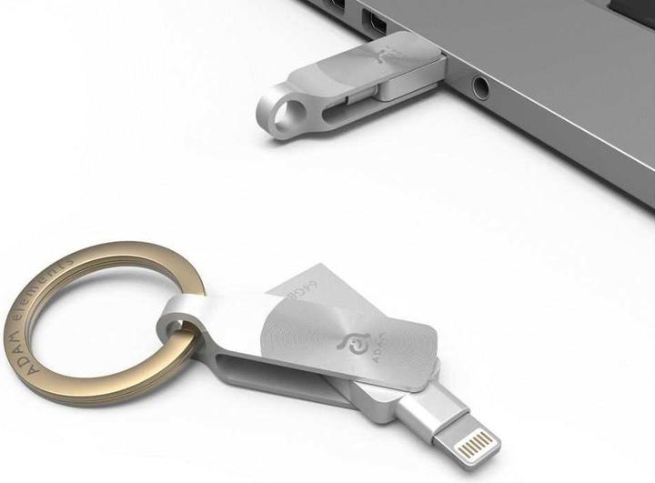 Produktbild Adam Elements iKlips Duo+ (64 GB, Lightning, USB 3.1)