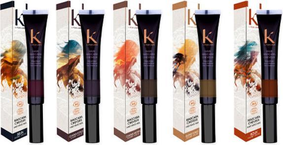 K pour Karité Hair Mascara (Dunkles kastanienbraunes Haar)