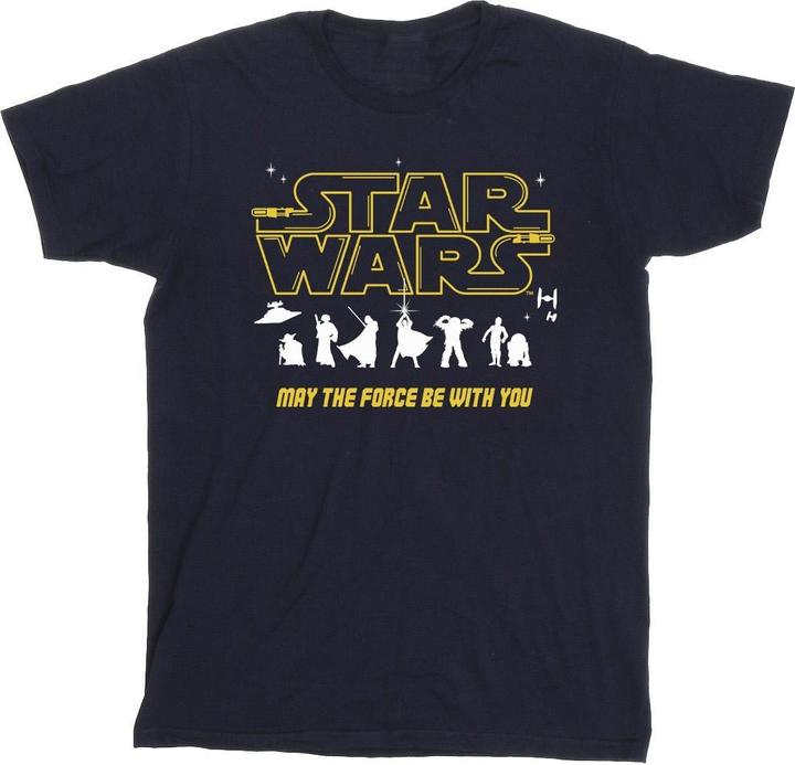 Immagine prodotto Star Wars Silhouettes Force Maglietta Uomo (L)