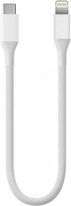 Productafbeelding PowerGuard USB-C naar Lightning kabel extra kort 20cm (0.20 m, USB 3.0)