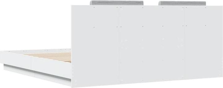 Produktbild VidaXL Bettgestell mit Kopfteil und LED-Leuchten (180 x 200 cm)