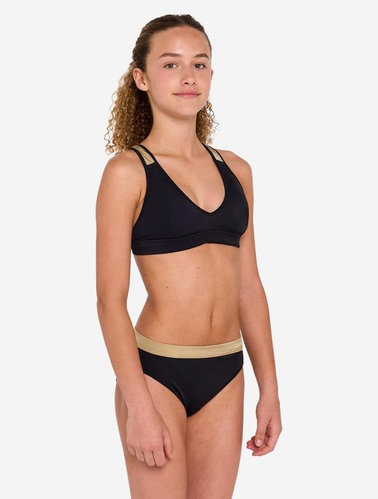 Image du produit Olaian Bas de maillot de bain surf Fille - 900 Buddy noir et or (10, 11, 12)