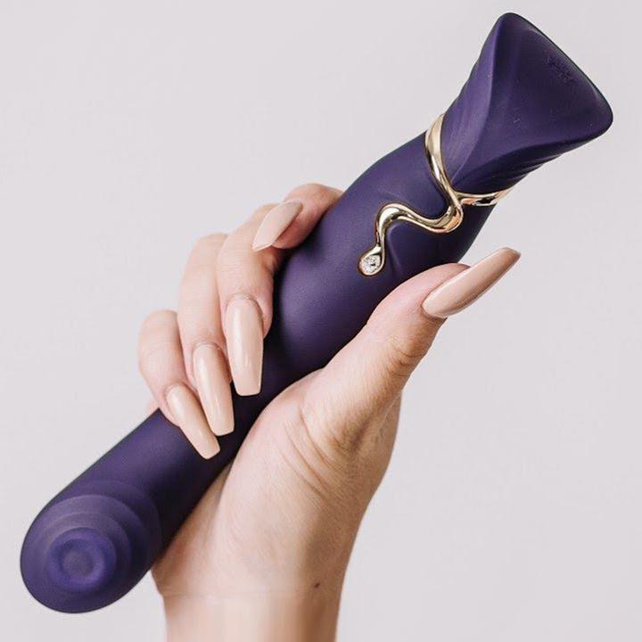 Actual product image Curve Toys Queen G-Spot PulseWave Vibrator