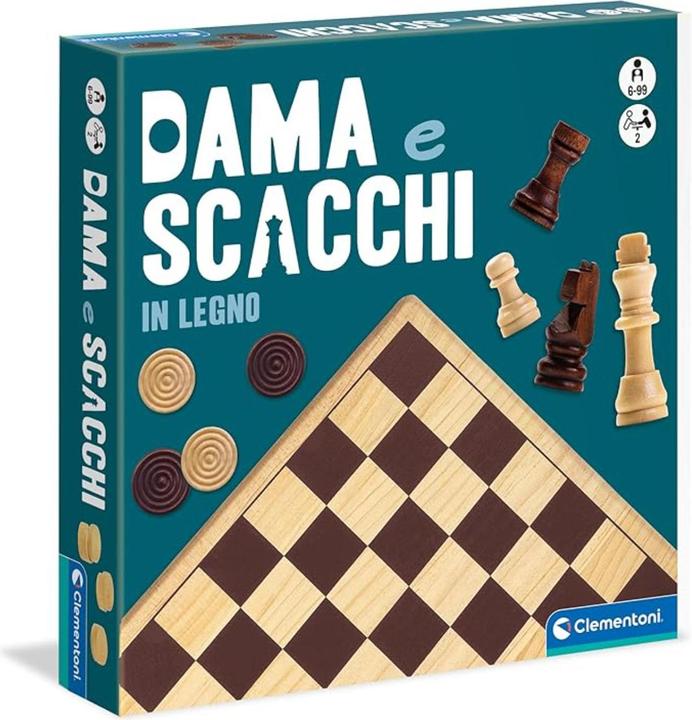 Immagine prodotto Clementoni Scacchi e Dama in Legno