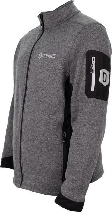 Actual product image Dönges Knitted fleece jacket, anthracite, men, size XL (XL)