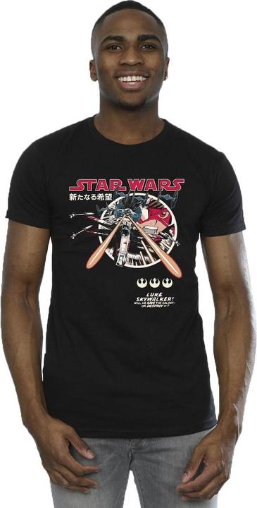 Immagine prodotto Star Wars Classic Luke Manga Maglietta Uomo (M)
