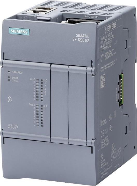 Immagine prodotto Siemens SIMATIC 6ES7214-1HH50-0XB0 S7-1200 G2 CPU 1214C DC/DC/Relais 14DI