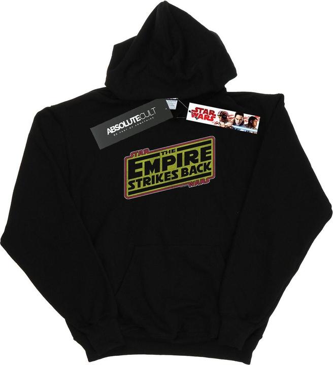 Actual product image Star Wars Mens The Empire Strikes Back Logo Hoodie (XXL)