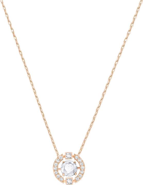 Swarovski Sparkling Dance Round Halskette (Metall, 38 cm)