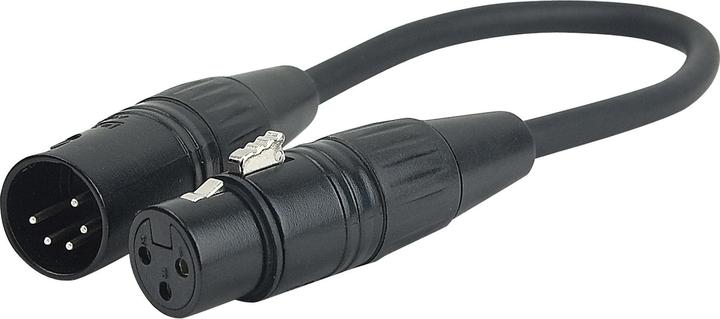 Actual product image DAP-Audio DMX adapter cable (0.25 m, XLR)
