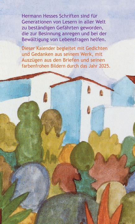 Actual product image Calendar for the year 2025 (German)