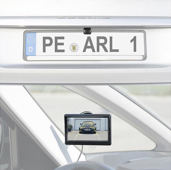 Produktbild Lescars HD-Funk-Rückfahrkamera