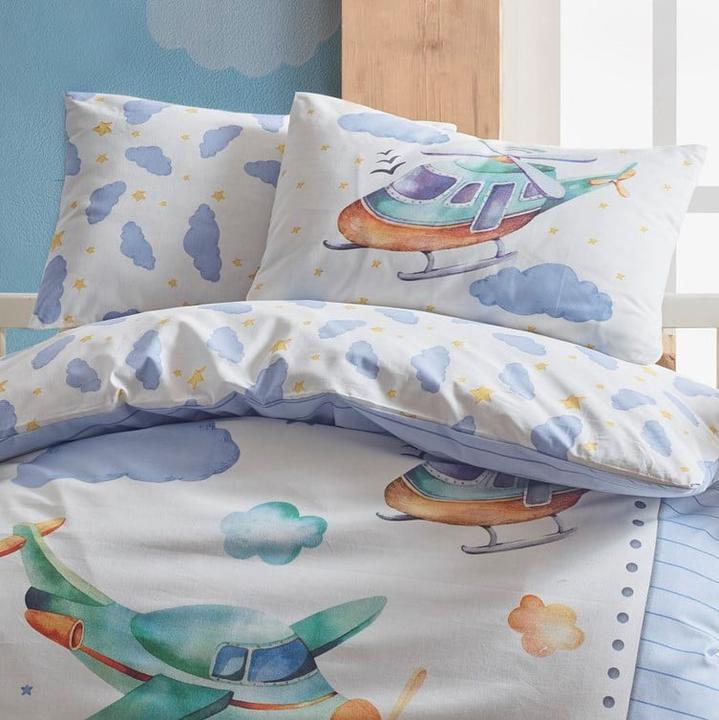 Immagine prodotto Cotton Box Biancheria da letto per bambini Aereo (100 x 135 cm, 40 x 60 cm, 35 x 45 cm)