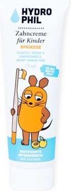 Actual product image Hydrophil Toothpaste for children apricot with fluoride (75 ml)