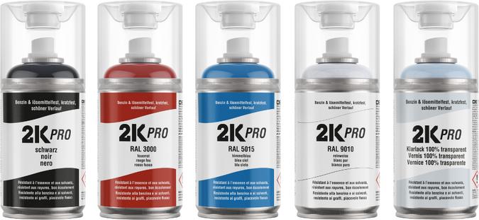 Produktbild 2K Pro 2K Lack (Feuerrot, 0.25 l)