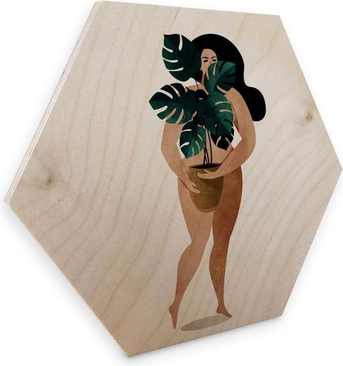 Actual product image Trenddeko The naked woman (75 x 65 cm)
