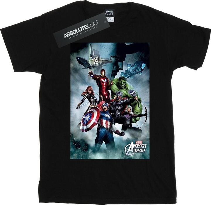 Immagine prodotto Avengers Team Montage Maglietta Ragazze (116)