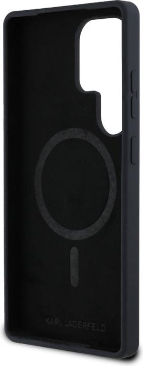 Actual product image Karl Lagerfeld Silicone Graffiti Ikonik Printed Logo MagSafe Case for Samsung Galaxy S25 Ultra - Bla (Samsung Galaxy S25 Ultra)