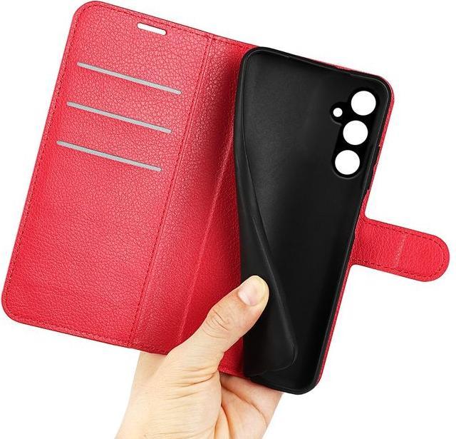 Produktbild MU Classic Litchi Leder Bookcover Series (Samsung Galaxy A15 5G)