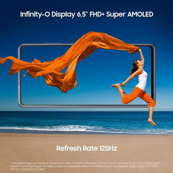 Image du produit Samsung Galaxy S20 FE (Snapdragon) UE (128 Go, Cloud Navy, 6.50", Double SIM hybride, 12 Mpx, 4G)