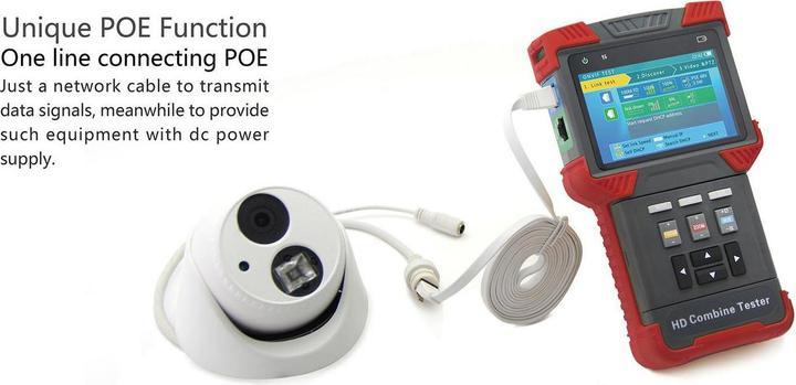 Image du produit Ernitec Moniteur d'essai à écran tactile de 4 pouces (Câbles de réseau)