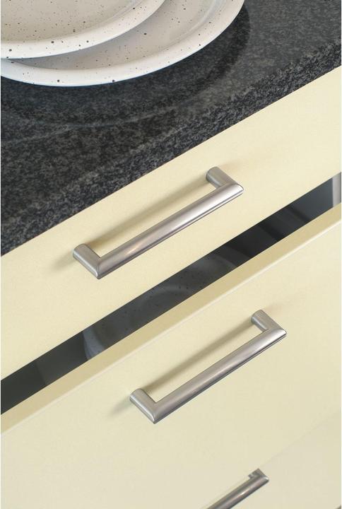 Produktbild Siro Möbelgriff Ezio Schubladengriff 128 x 141 mm Griff Edelstahl gebürstet