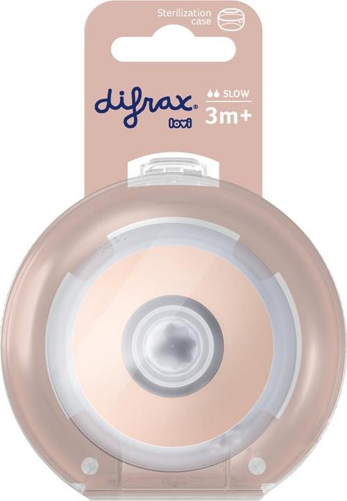 Immagine prodotto Difrax Mammafeel tettarella dinamica per biberon Slow 3M+ / S