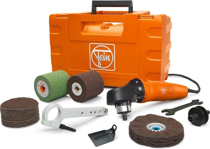 Produktbild Fein Edelstahl-Start-Set WPO 14-25 E – Edelstahl-Start-Set (Exzenterpolierer, 1200 W)