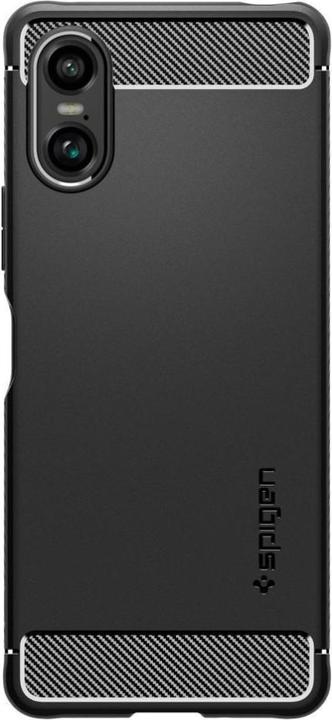 Produktbild Spigen Rugged Armor Hülle für Sony Xperia 10 VI – mattschwarz (Sony Xperia 10 VI)