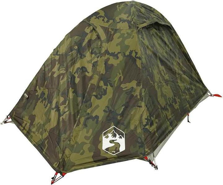 Actual product image VidaXL Dome camping tent 2 person camouflage pattern waterproof (Dome tent, 2.10 kg, 2 persons)