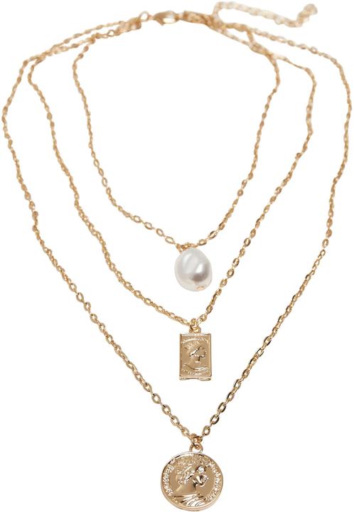 Immagine prodotto Urban Classics Collana di base di perle a strati (50% di ferro, 50% zinco)