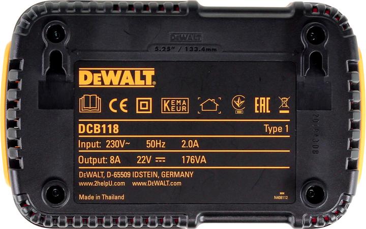 Actual product image DeWalt DCB 118 X1 FlexVolt 54 V / 18 V Starter Set + 1x DCB 547 Battery 9.0 Ah (54 V)