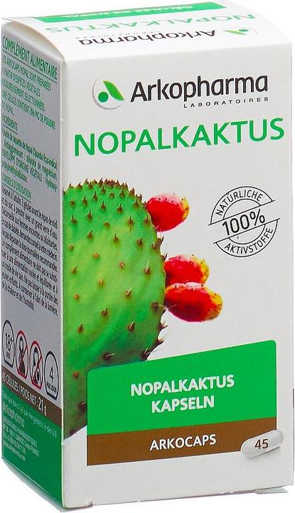 Actual product image Arkopharma Arkocaps Nopalkaktus Kapseln (90 Piece, Capsules, 92 g)