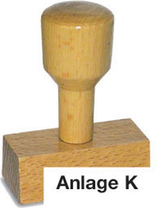Neutral Wooden stamp