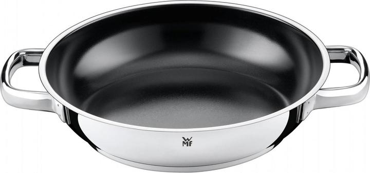 WMF Edelstahlpfanne Servierpfanne 24cm Pfanne Induktion Durado beschichtet (24 cm, Bratpfanne, Edelstahl)