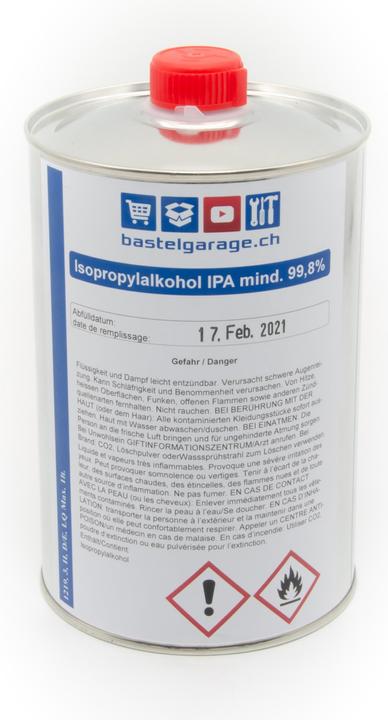 Purecrea 1 Liter Isopropylalkohol / Isopropanol 99.8% (Reinigung)