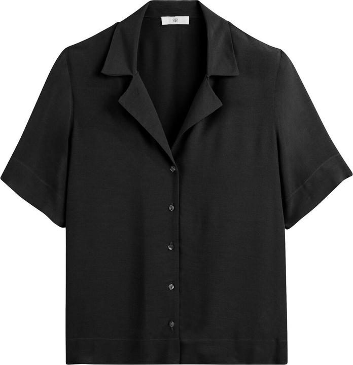 Immagine prodotto La Redoute Collections Camicetta a maniche corte con collo a bavero (40)